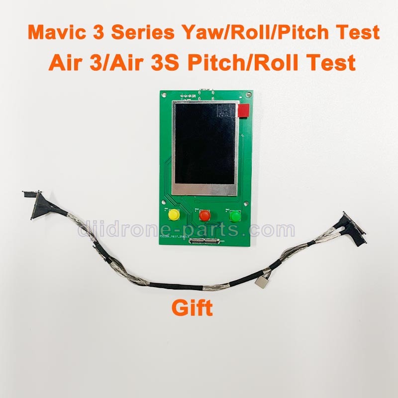 Drone Gimbal Motor Tester for DJI Mavic 3/3T/3 Pro/3E/3 Classic Yaw Roll Pitch Motor Test for DJI Air 3/Air 3S Camera Roll Pitch Motor Test Tool