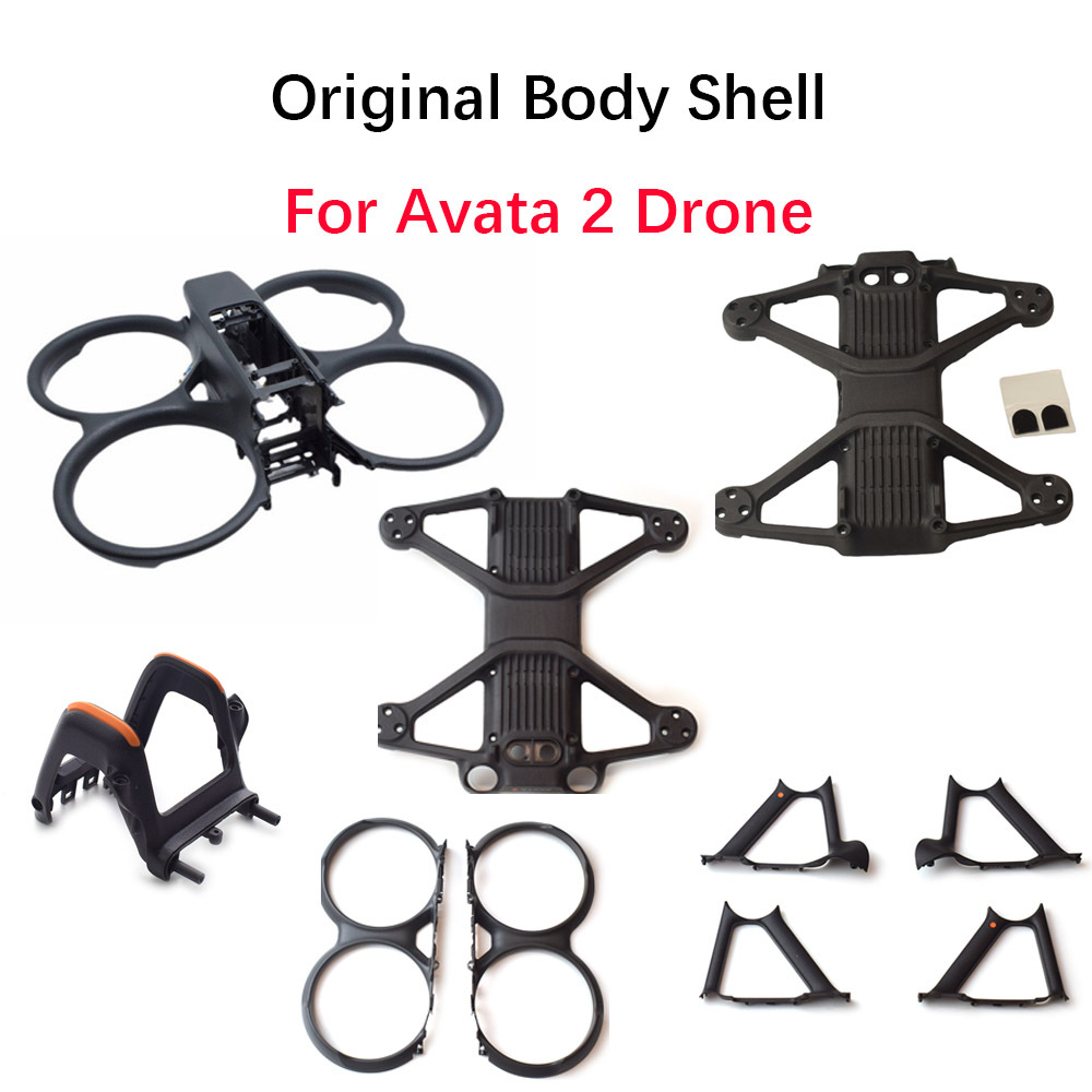Original Body Cover For Avata 2 Upper/Bottom Shell Propeller Guard Gimbal Front Cover Bottom Shell Cover for Repair Parts