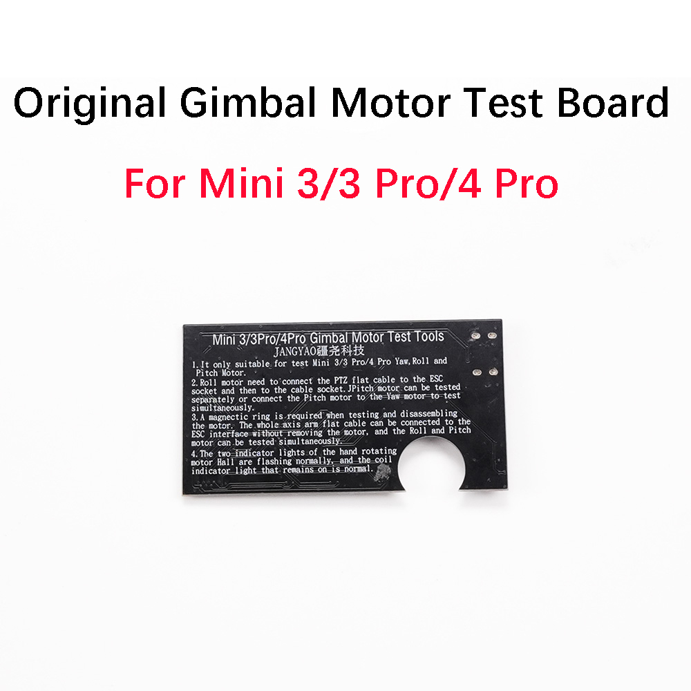 Original Gimbal Arm Motor Test Tool for Mini 3/3 Pro/4 Pro Camera PTZ Yaw Roll Pitch Motor Empty Gimbal Test Board Spare Parts
