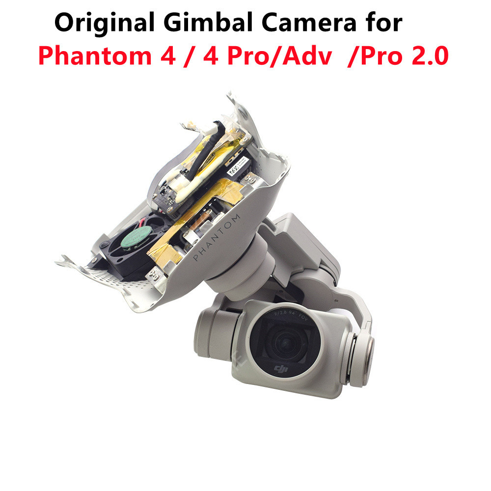 Original Gimbal Camera for DJI Phantom 4 / 4 Pro /Adv / Pro 2.0 Replacement Gimbal with Bottom Shell & Fan Repair Parts