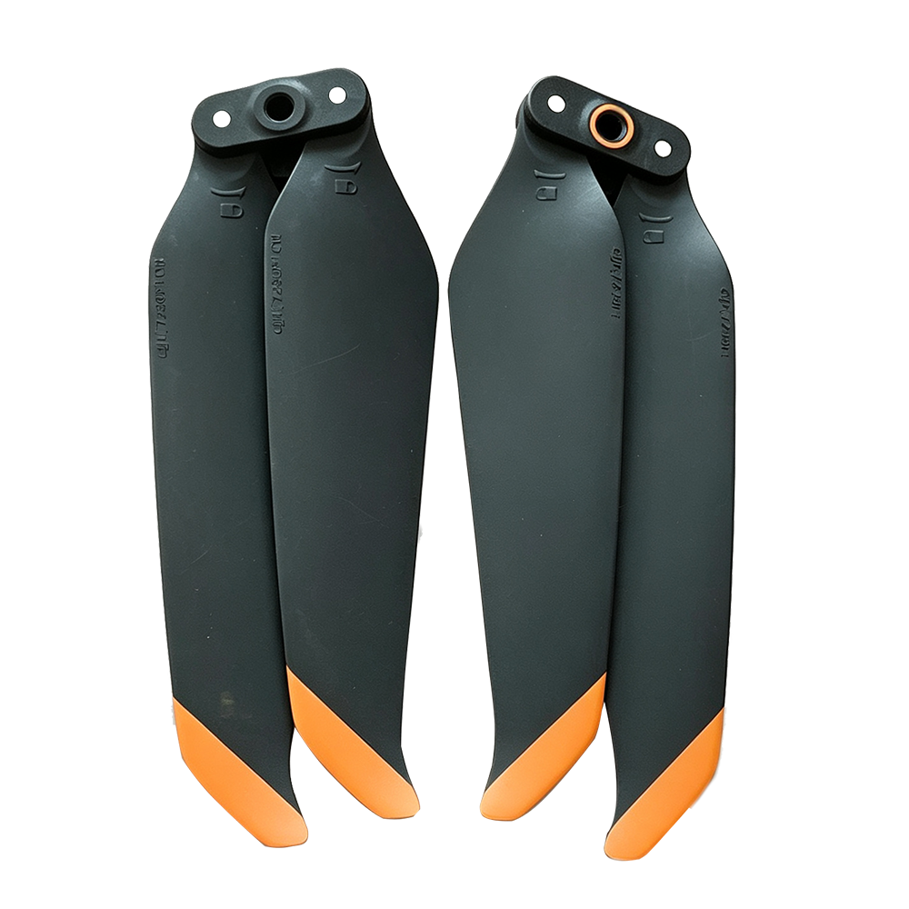 Carbon fiber drone blades with gold tips