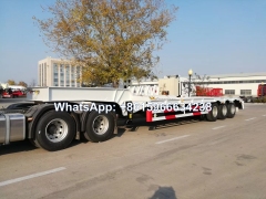 Sinotruk 3 Axle Lowbed semi trailer lowboy truck trailer sale