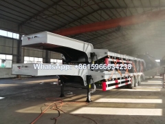 Sinotruk 3 Axle Lowbed semi trailer lowboy truck trailer sale