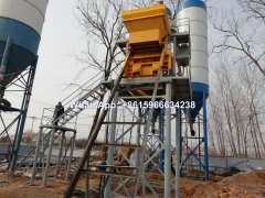 JS1000 Twin-shaft Concrete Mixer