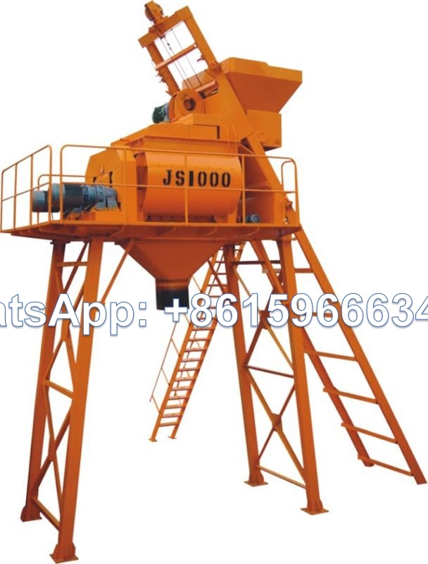 JS1000 Twin-shaft Concrete Mixer