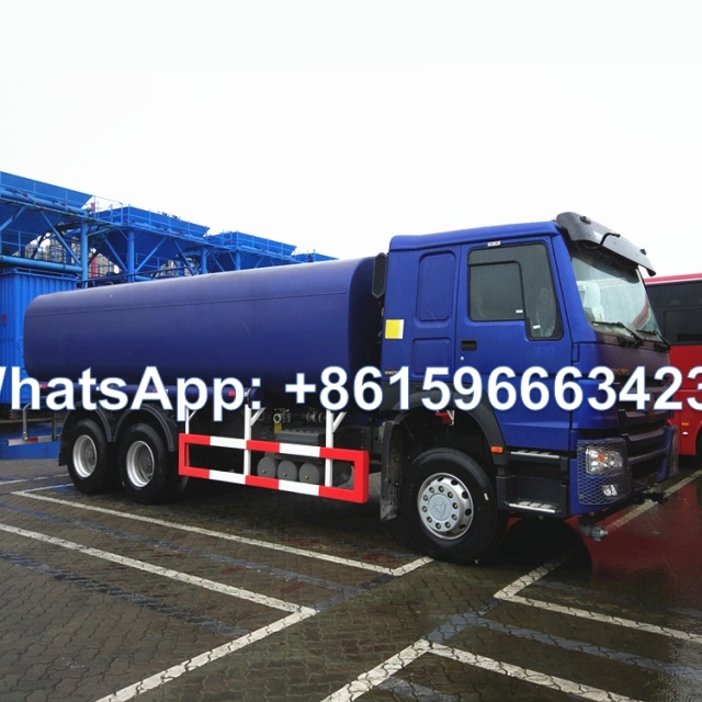 Sinotruk Howo 6x4 25000liter Spraying water tanker truck