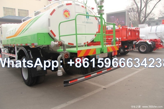 Sinotruk HOWO 4x2 RHD 10 tons water spraying tanker truck 10M3 watering truck for road washing