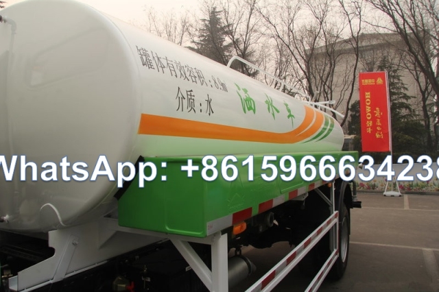 Sinotruk HOWO 4x2 RHD 10 tons water spraying tanker truck 10M3 watering truck for road washing