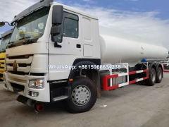 25cbm 25000 Liters Sinotruk HOWO Fuel Tank Truck