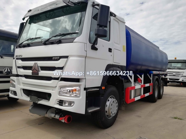 25cbm 25000 Liters Sinotruk HOWO Fuel Tank Truck