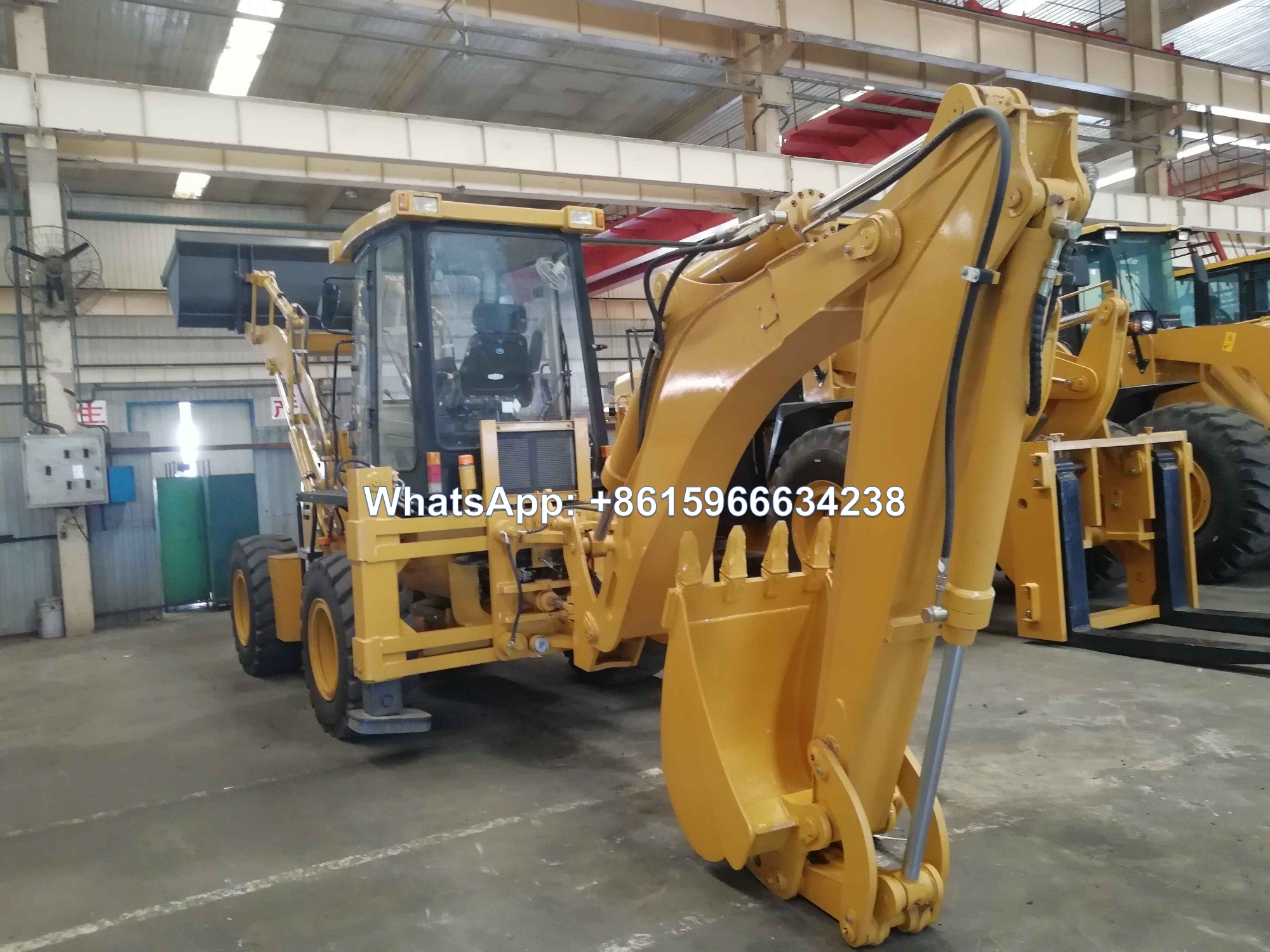 China Factory Mini 1.6ton 4wd Backhoe Loader TLBS