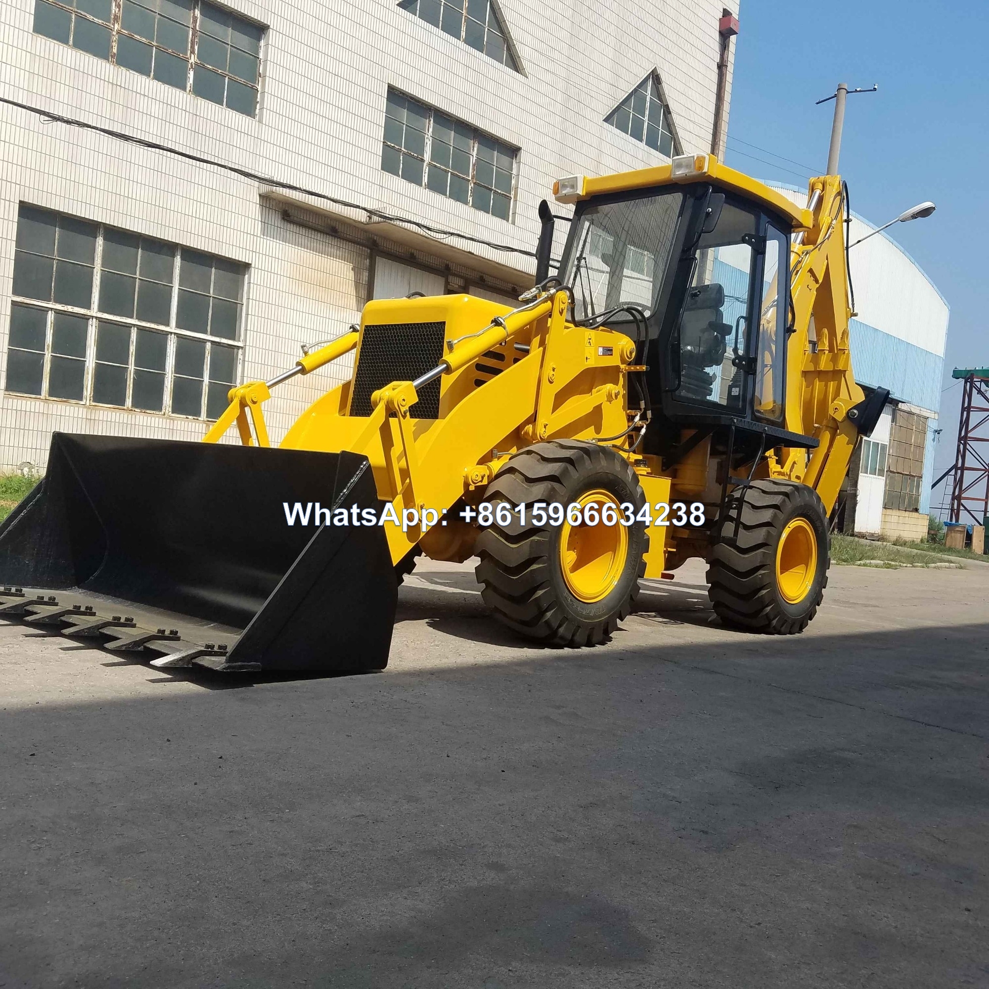 China TLB WZ30-25 4WD Backhoe Loader 7600KG