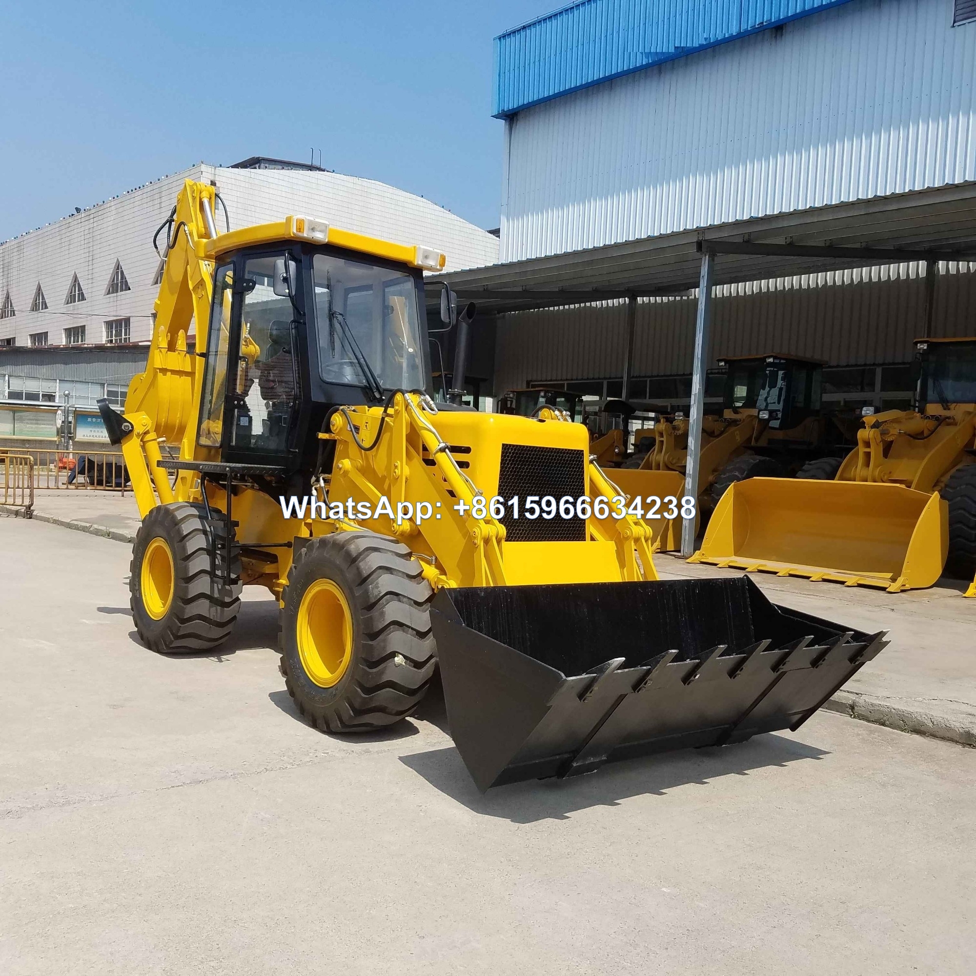 China TLB WZ30-25 4WD Backhoe Loader 7600KG