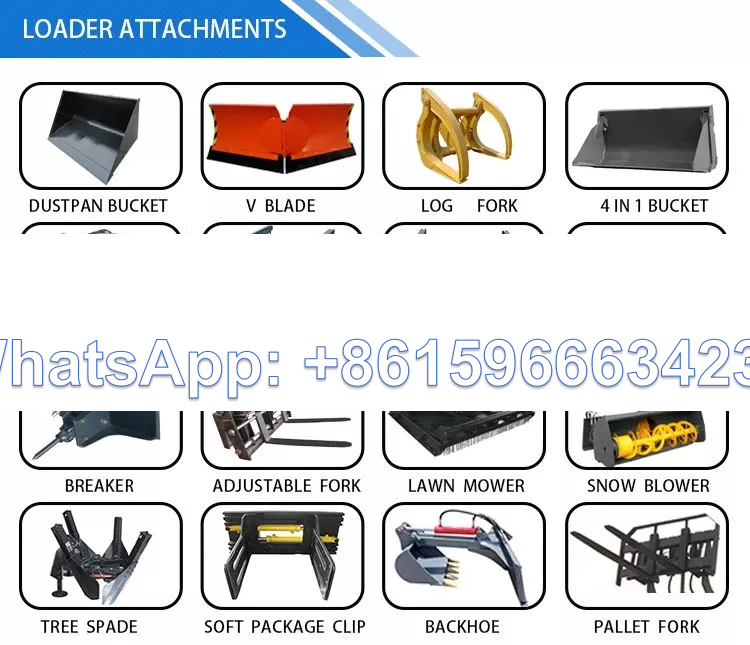 China Factory Mini 1.6ton 4wd Backhoe Loader TLBS