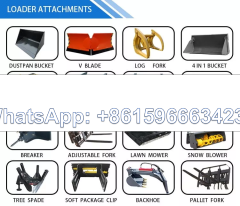China Factory Mini 1.6ton 4wd Backhoe Loader TLBS