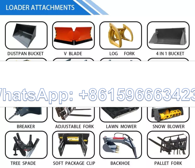 China Factory Mini 1.6ton 4wd Backhoe Loader TLBS