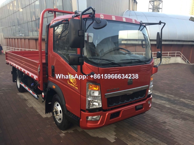 SINOTRUK HOWO 5 ton to 6ton light cargo truck 4x2