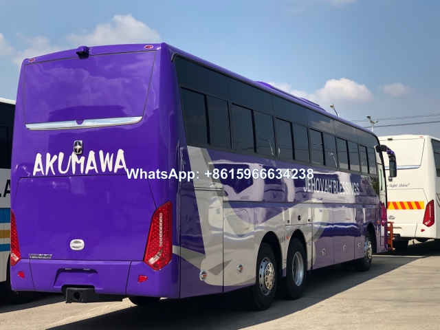 China Aisa Star Bus 3 axle Luxury Coach Bus 59 setas