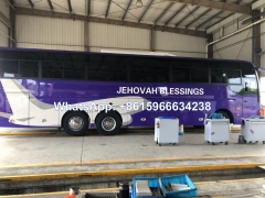 China Aisa Star Bus 3 axle Luxury Coach Bus 59 setas