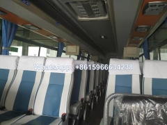 China 12.5 meters 3 axle Coach Bus 60-70 seats luxury bus