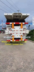 Sinotruk 3 axle Flatbed Trailers Container Semi Trailers sale