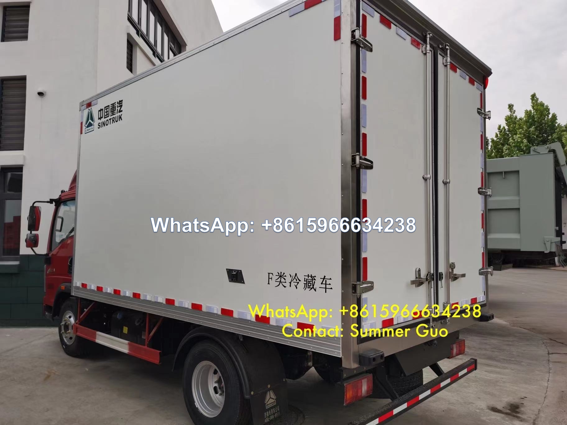 Sinotruk HOWO 4x2 Refrigerated Truck 5Ton sale
