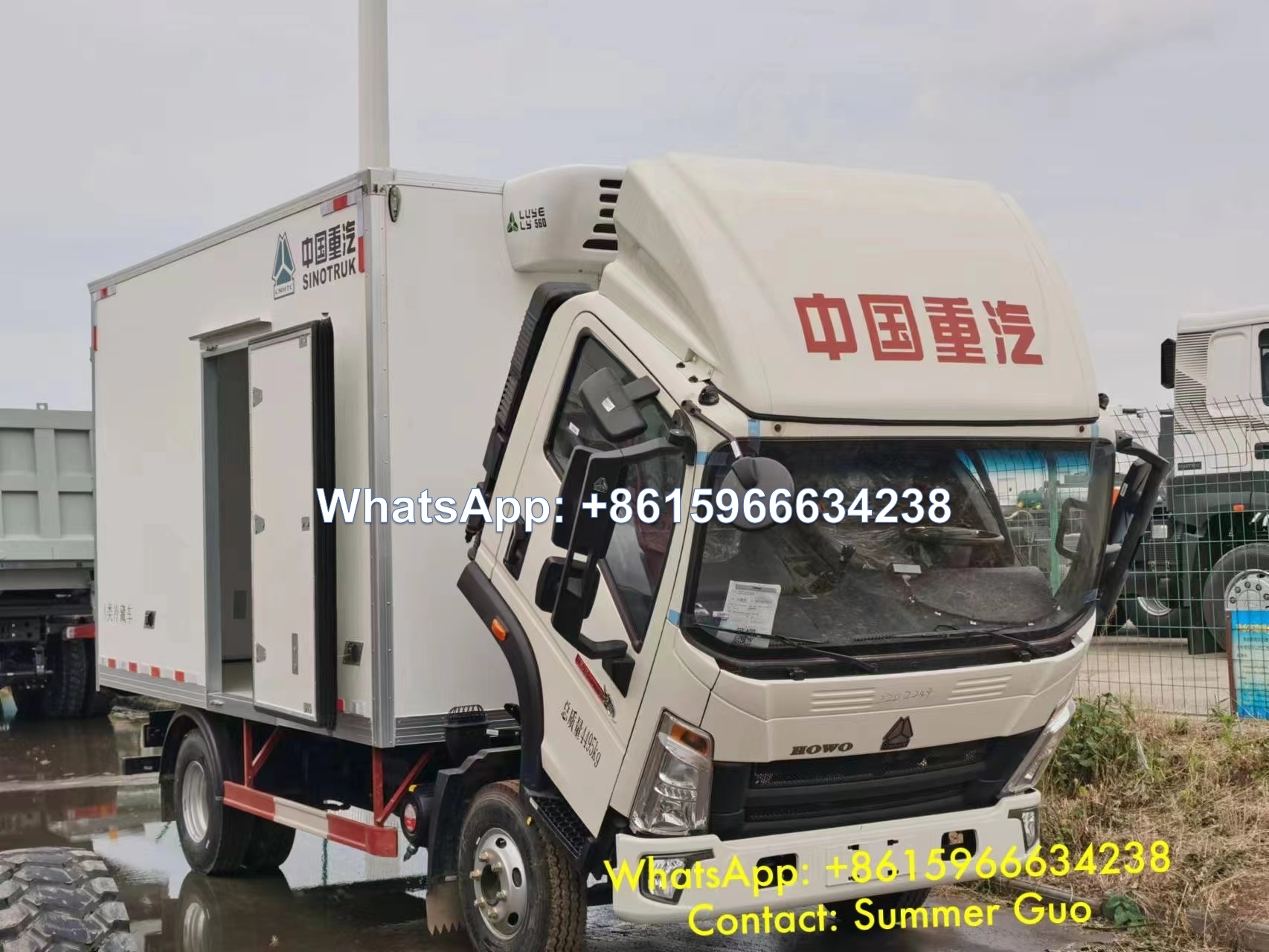 Sinotruk HOWO 4x2 Refrigerated Truck 5Ton sale