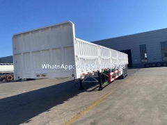 Sinotruk 3 axle dropside trailer sidewall trailer to carry grains containers
