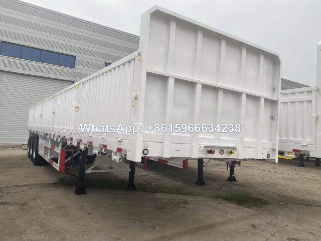 Strong Sinotruk 3 axle side wall cargo Trailers hot sale