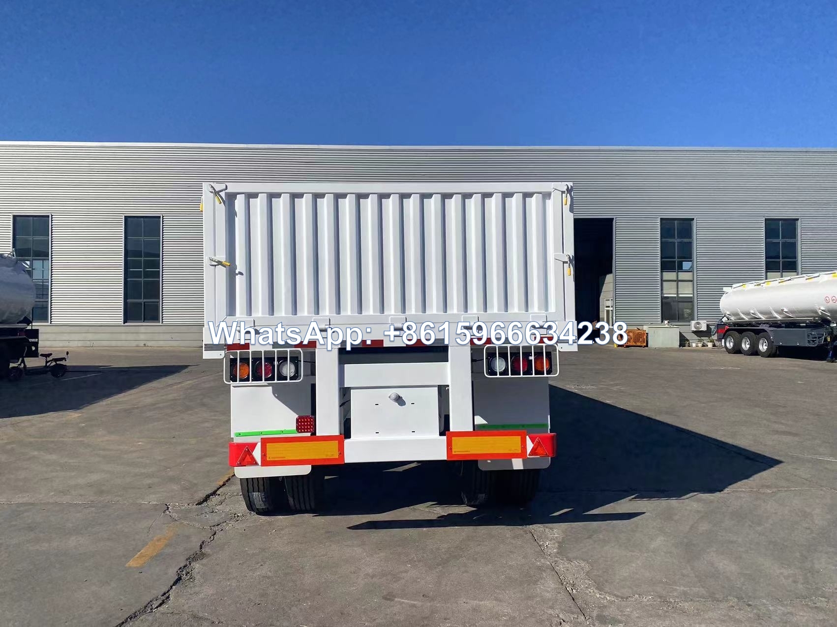 Sinotruk 3 axle dropside trailer sidewall trailer to carry grains containers