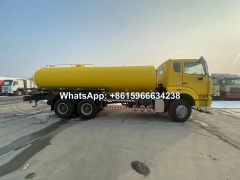 China factory of Sinotruk HOWO 6x4 20000L Water tanker Trucks sale