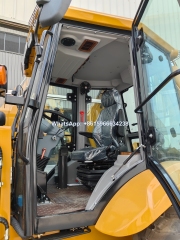 Construction Machinery Multi-purpose Integral 4WD 388 2.5 ton excavator 1cbm bucket capacity Backhoe Loader for Sale