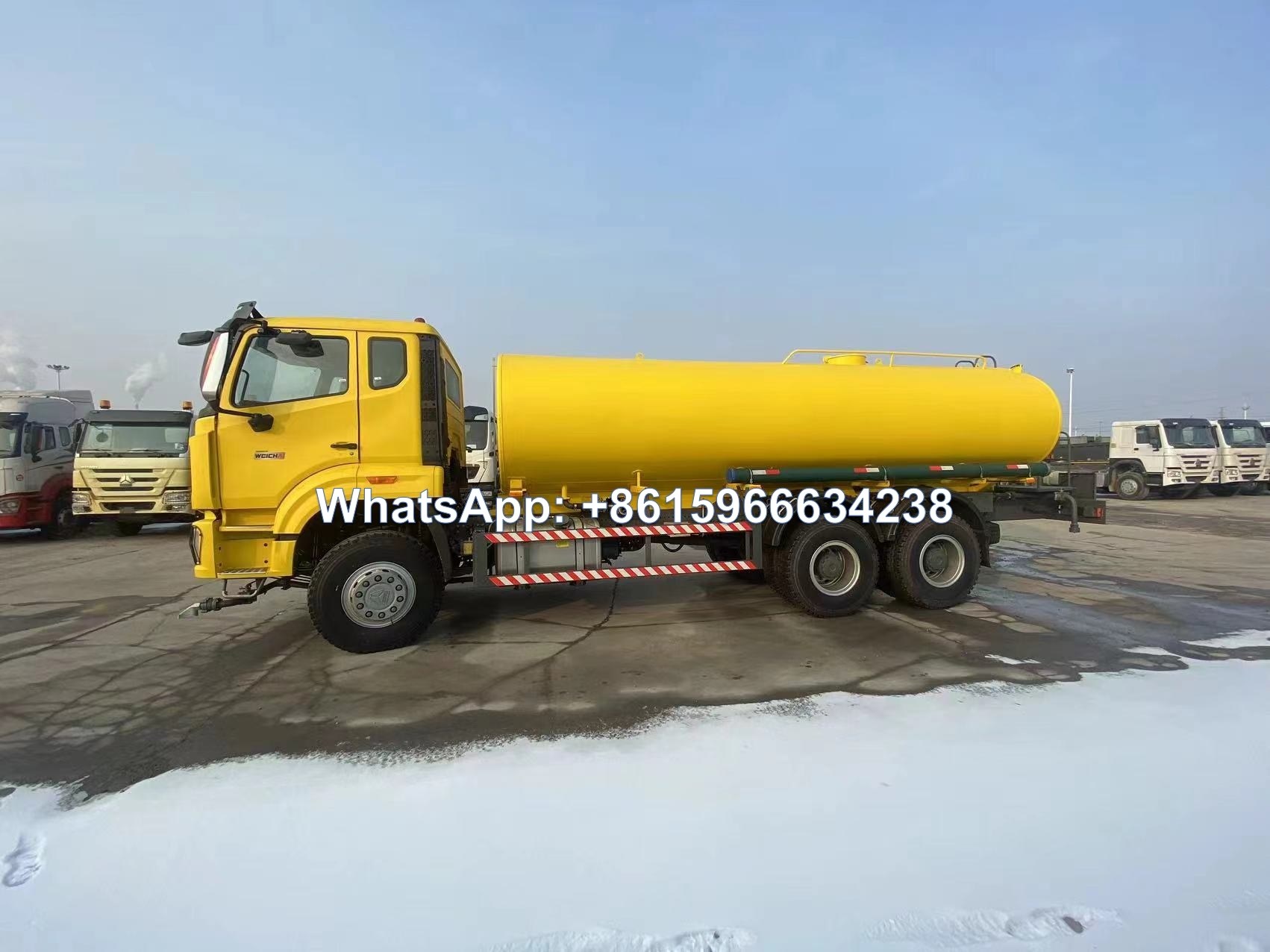 China factory of Sinotruk HOWO 6x4 20000L Water tanker Trucks sale