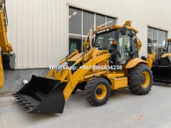 Construction Machinery Multi-purpose Integral 4WD 388 2.5 ton excavator 1cbm bucket capacity Backhoe Loader for Sale