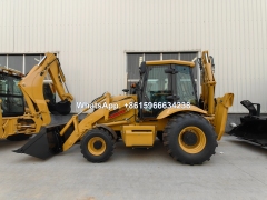 Construction Machinery Multi-purpose Integral 4WD 388 2.5 ton excavator 1cbm bucket capacity Backhoe Loader for Sale