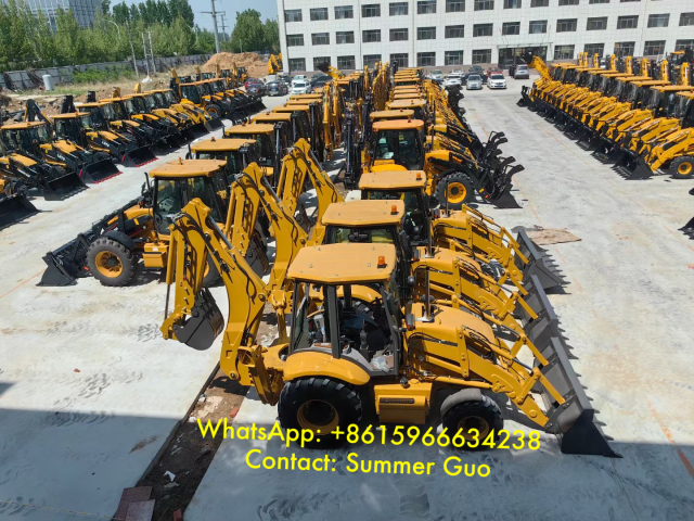 China strong TLB 4WD Tractor Backhoe Loader 8200KG hot sale