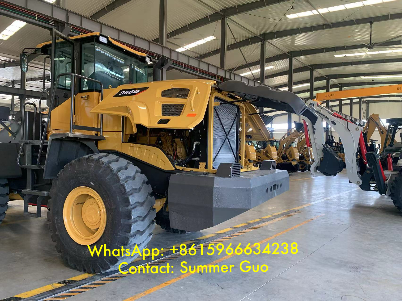 China SDLG 5 ton wheel loader front loader with Cummins engine for sale