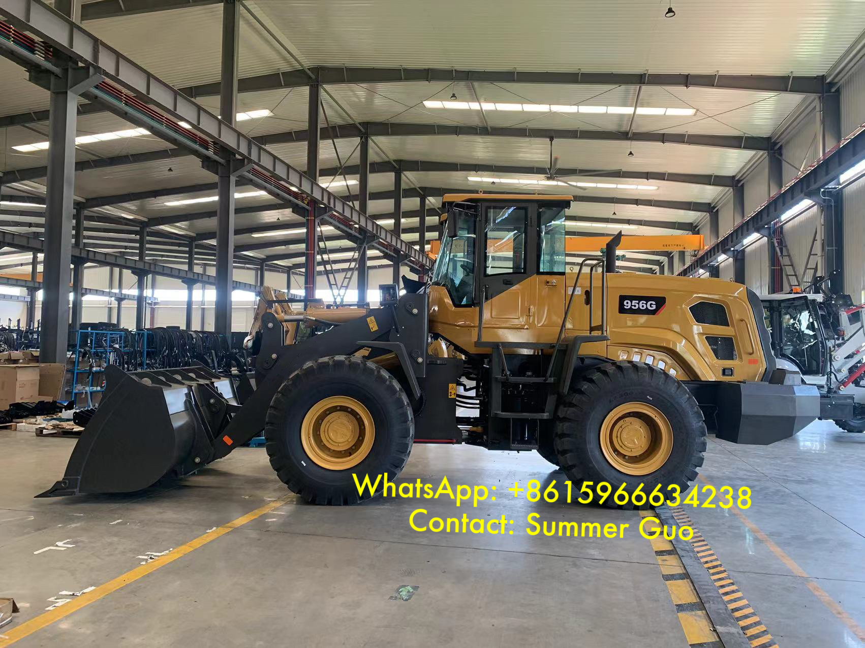 China SDLG 5 ton wheel loader front loader with Cummins engine for sale