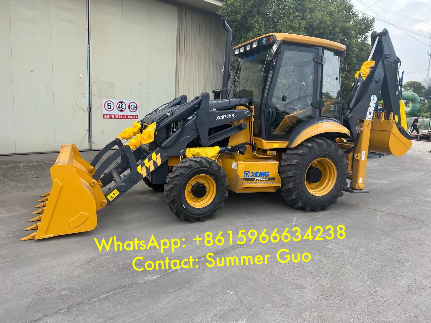 China XCMG brand TLB 4WD Backhoe Loaders for sale