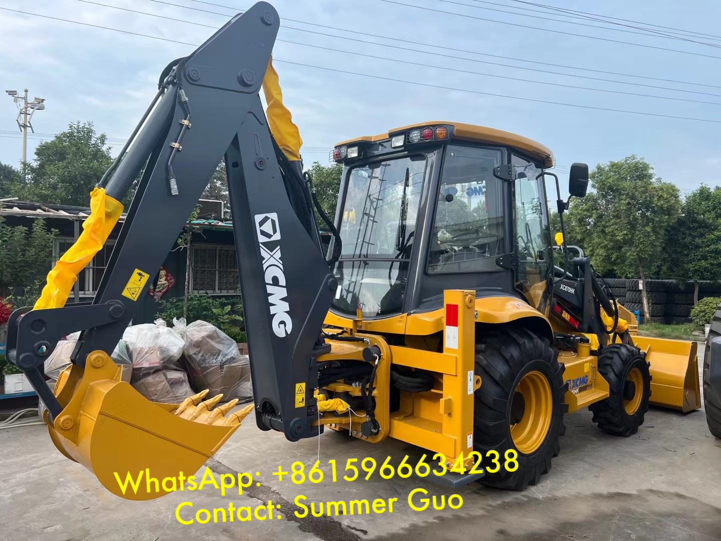 China XCMG brand TLB 4WD Backhoe Loaders for sale
