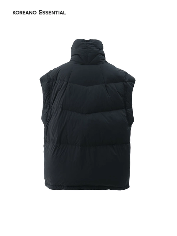 Rock Grey Loose Down Vest