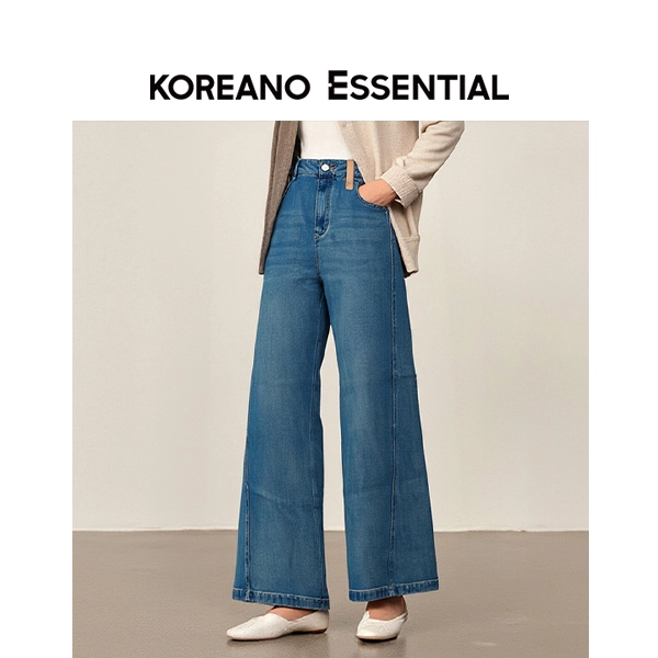 Big Straight Jeans Ice Blue