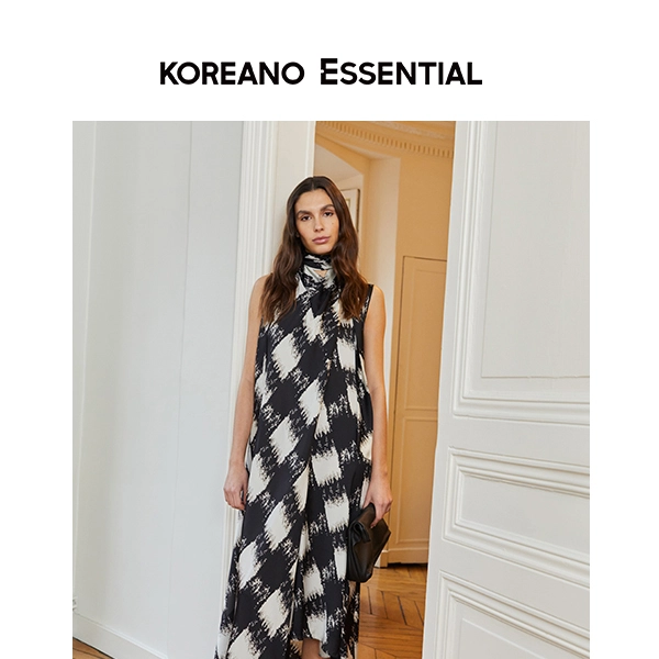 Quicksand Nicoise Checkered Elegant Dress