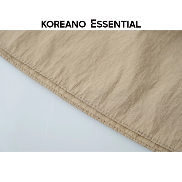 Desert Camel Drawstring Waisted Half Skirt