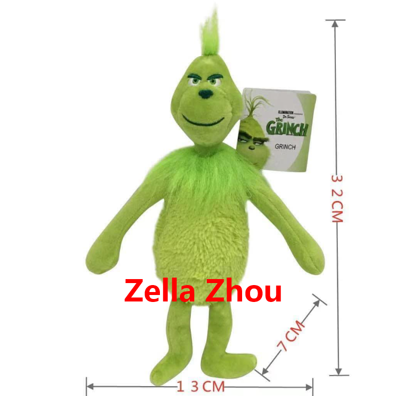 Zella 2024 Grinch Doll mixed