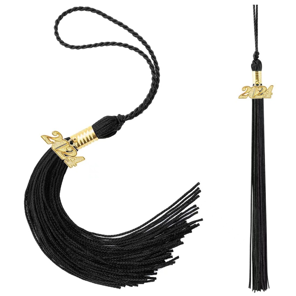 Zella Tassel Graduation Cap 2024 Charm Party Decorations Gifts Sublimation Blank