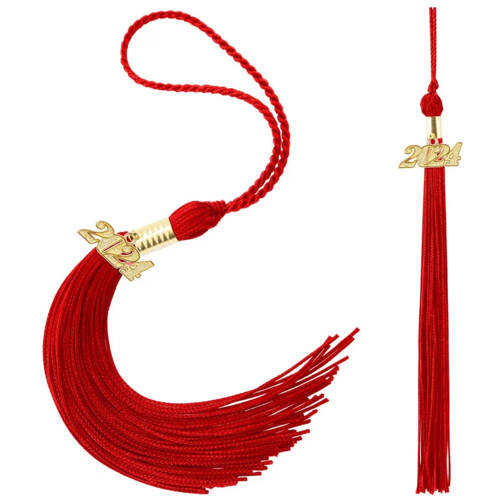 Zella Tassel Graduation Cap 2024 Charm Party Decorations Gifts Sublimation Blank
