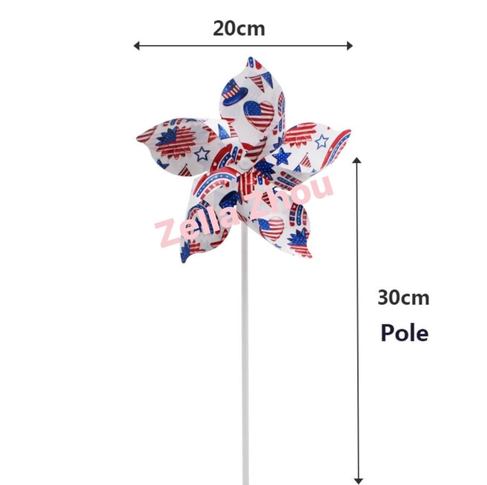 Zella PET plastic sublimation toy windmill