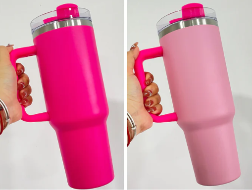 Zella 40oz Rose Pink Laser Engrave Tumblers