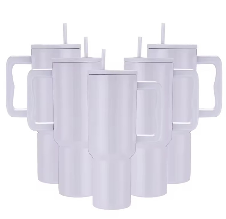 Zella 40OZ 3.0 Pure White Sublimation Blanks USA Warehouse RTS